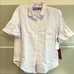 Saks Fifth Avenue linen blouse